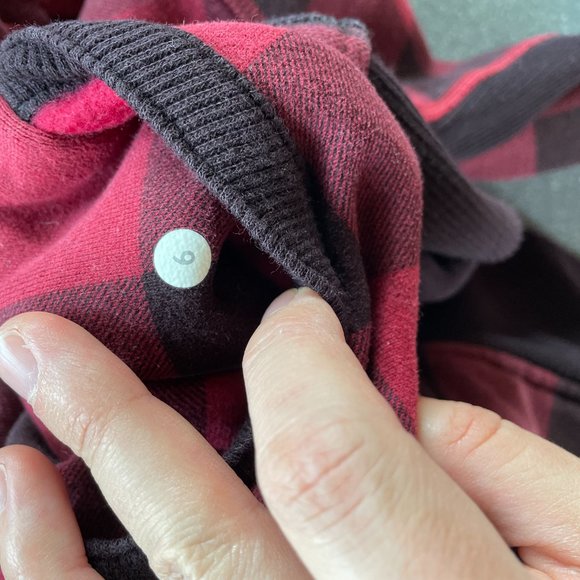 RARE EUC Lululemon Scuba Hoodie II in Buffalo Plaid Mini Camp Check size 6 - Picture 4 of 14